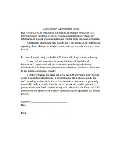 confidentiality-agreement-for-interns-template