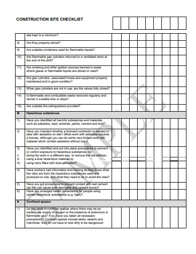 10+ Health and Safety Audit Checklist Templates in DOC | PDF