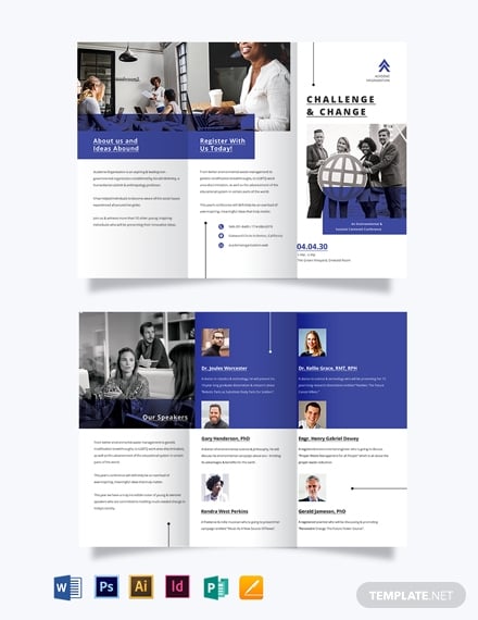 corporate-fundraising-event-tri-fold-brochure-template