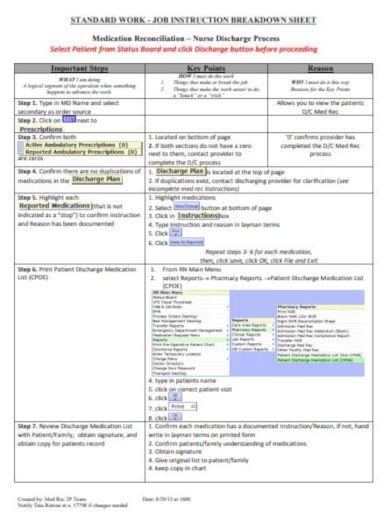 10+ Job Breakdown Sheet Templates - PDF