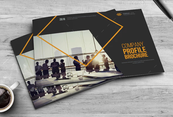creative company profile brochure template