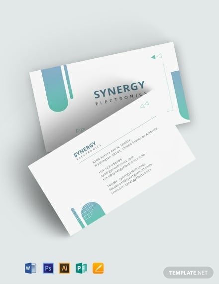 creative transparent business card template