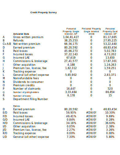 Property Survey Form Example 18+ Property Survey Templates in Doc | Excel | PDF