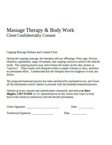 11 Massage Consent Form Templates In Doc Pdf 