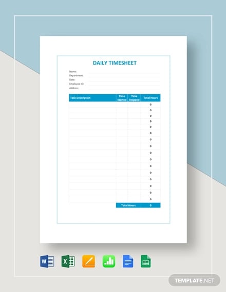 daily-timesheet-template