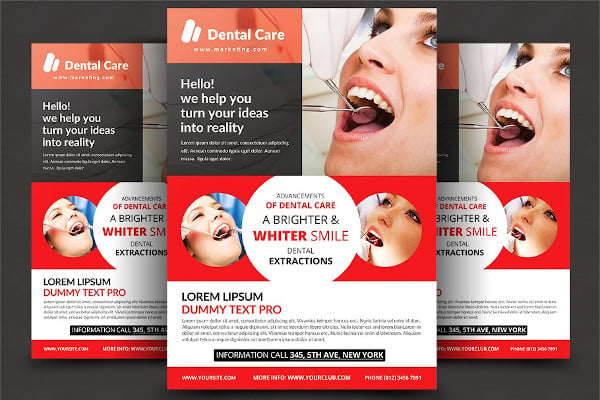 dentist flyer design