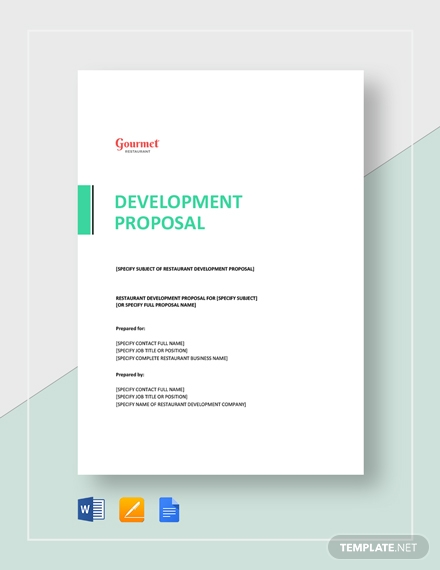 business development proposal template word
