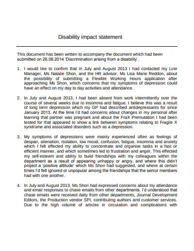 22 Impact Statement Templates In Pdf Doc 