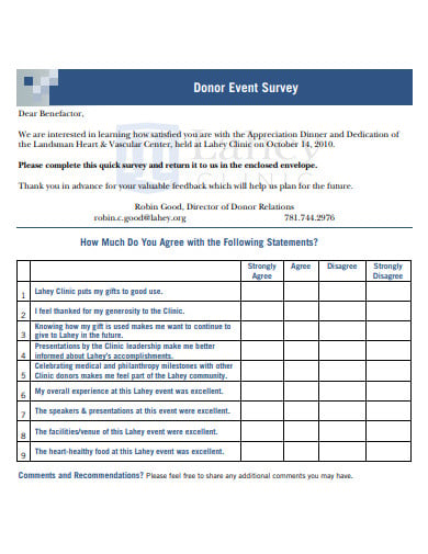 donor-event-survey-template
