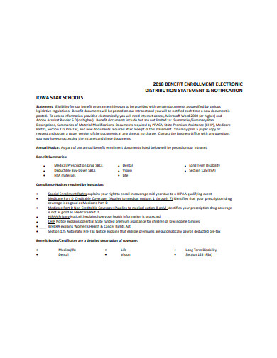 12+ Distribution Statement Templates in PDF | DOC