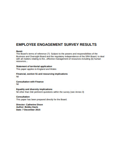 23+ Engagement Survey Templates in Doc | Excel | PDF