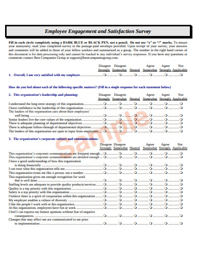 23+ Engagement Survey Templates in Doc | Excel | PDF