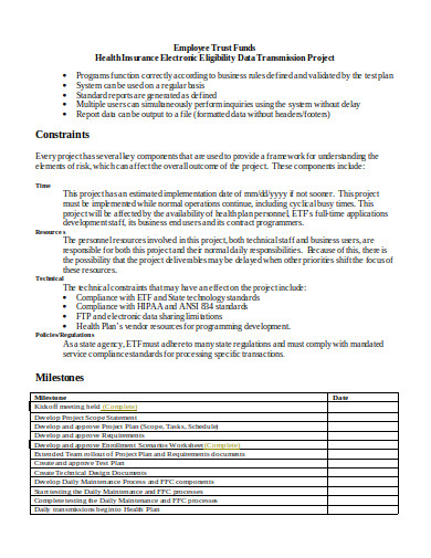 10+ Scope Statement Templates in PDF | DOC