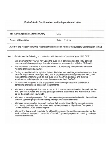 end-of-audit-confirmation-independence-letter