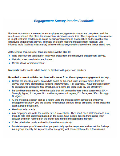 23+ Engagement Survey Templates in Doc | Excel | PDF
