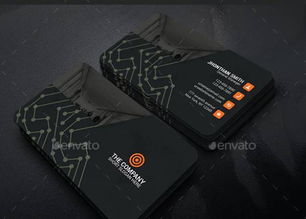 engineer business card