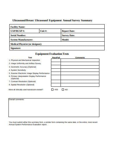 14+ Equipment Survey Templates in PDF | DOC