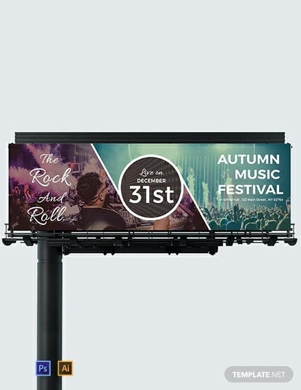 event billboard template 440x570