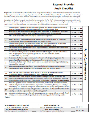 11 Quality Audit Checklist Templates In Pdf Doc Free And Premium Templates 6190