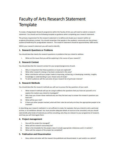 faculty-research-statement-template