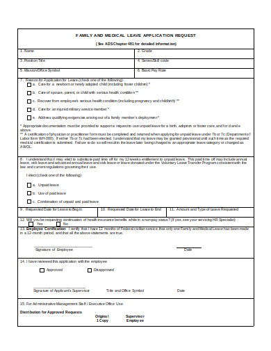Ml Form.pdf 10+ Medical Leave Application Templates in Google Docs | Word | Pages | PDF