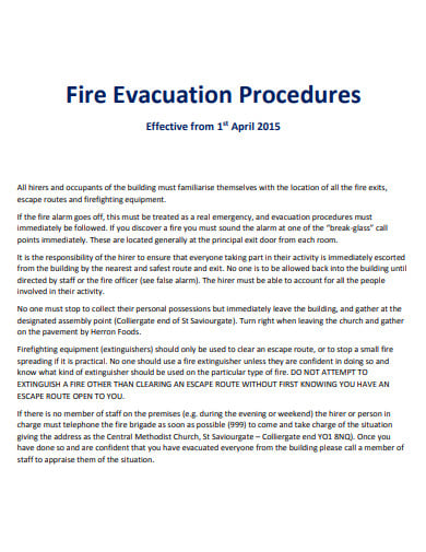 fire-church-evacuation-plan-template