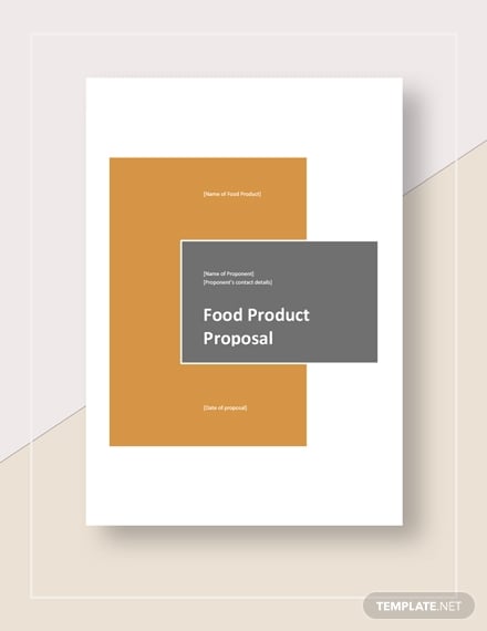 food product proposal 2