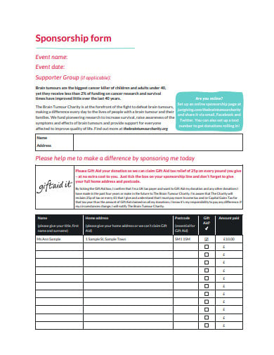 formal-charity-sponsorship-form-template