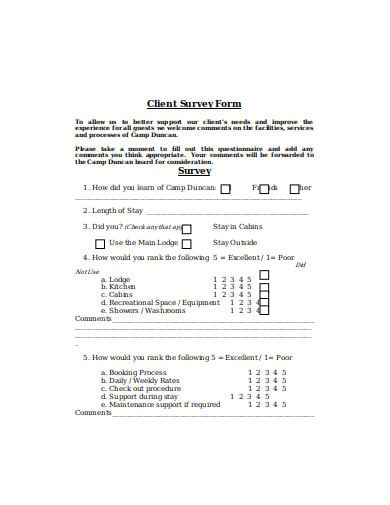 formal-client-survey-form-template