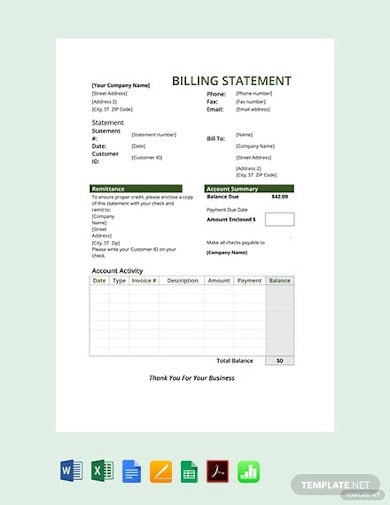free-billing-statement-template