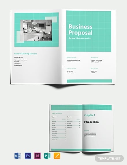 free cleaning business proposal template 440x570