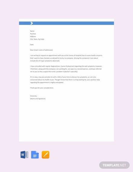 free-doctor-appointment-letter-template