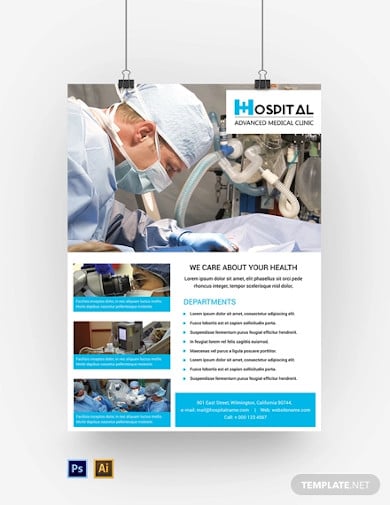 free-hospital-poster-template