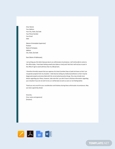 10+ Medical Leave Application Templates in Google Docs | Word | Pages ...