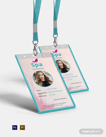 free spa identity card