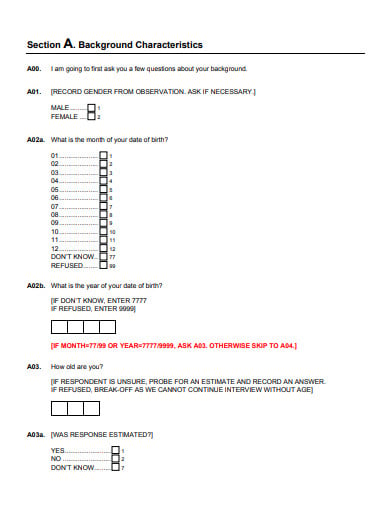 7+ Smoking Survey Templates in PDF | DOC | Free & Premium Templates