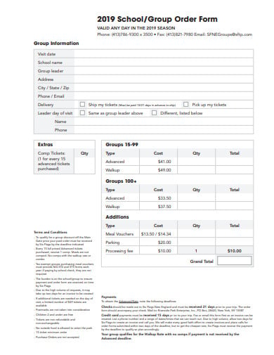 group-order-form-template