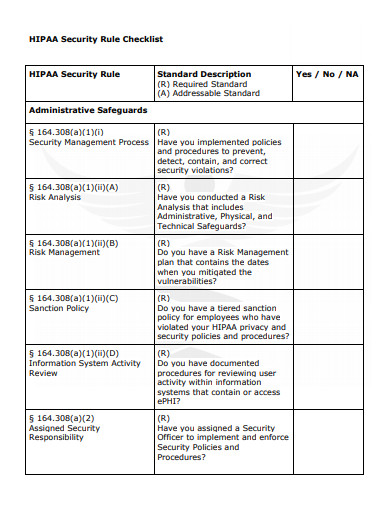 free-10-hipaa-security-checklist-templates-in-pdf-ms-word