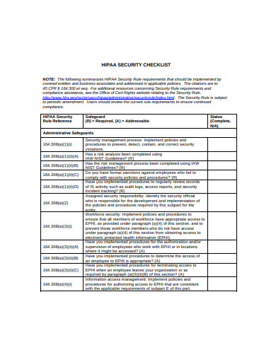 hipaa-security-checklist-in-pdf