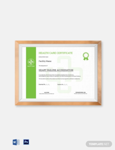 17+ Free Health Certificate Templates - PDF, Word