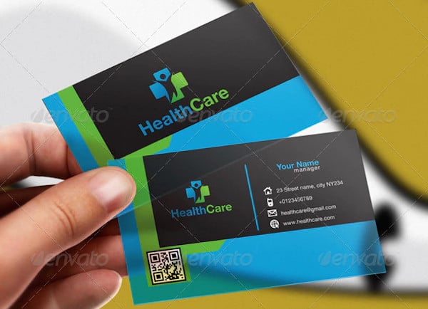health clinic business card template