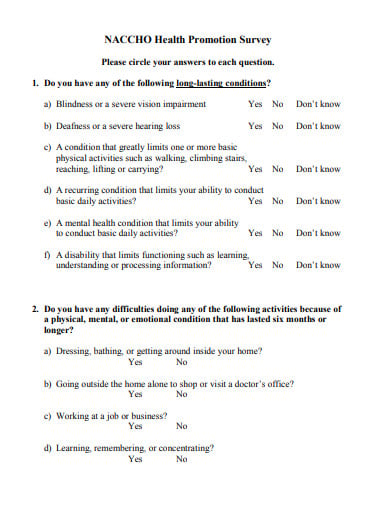 survey assignment pdf