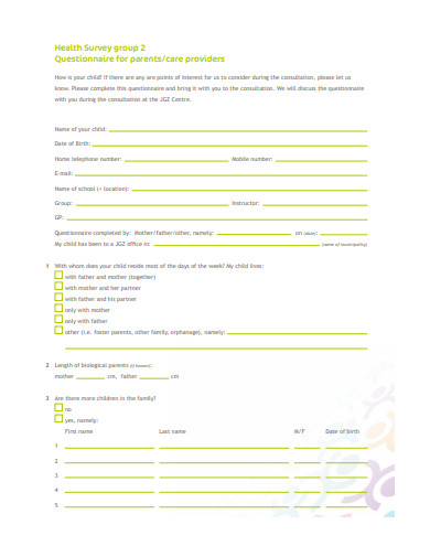 health-survey-questionnaire-example