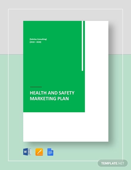 health and safety marketing plan
