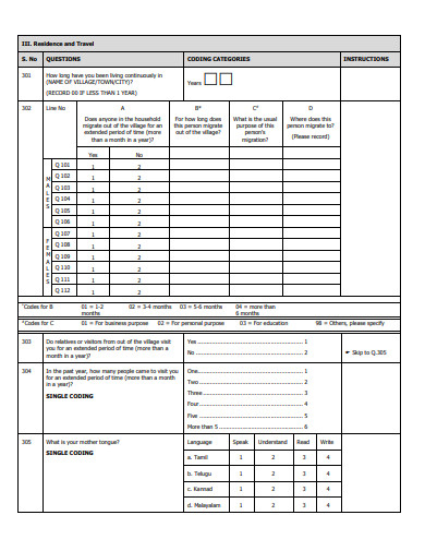 21+ Health Survey Questionnaire Templates In Doc 