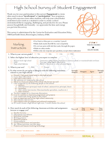 18+ Student Engagement Survey Templates in PDF | DOC