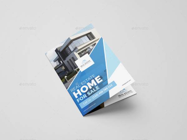 home real estate promotion brochure