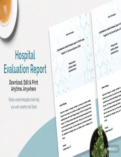 hospital evaluation report template