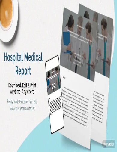 hospital medical report template