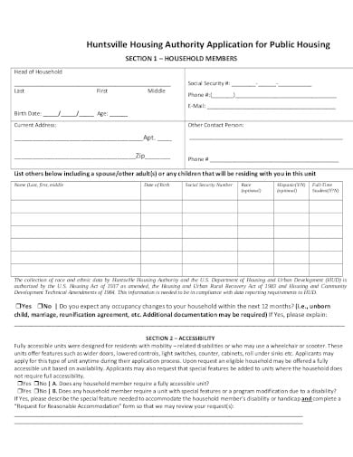 housing-authority-application-form